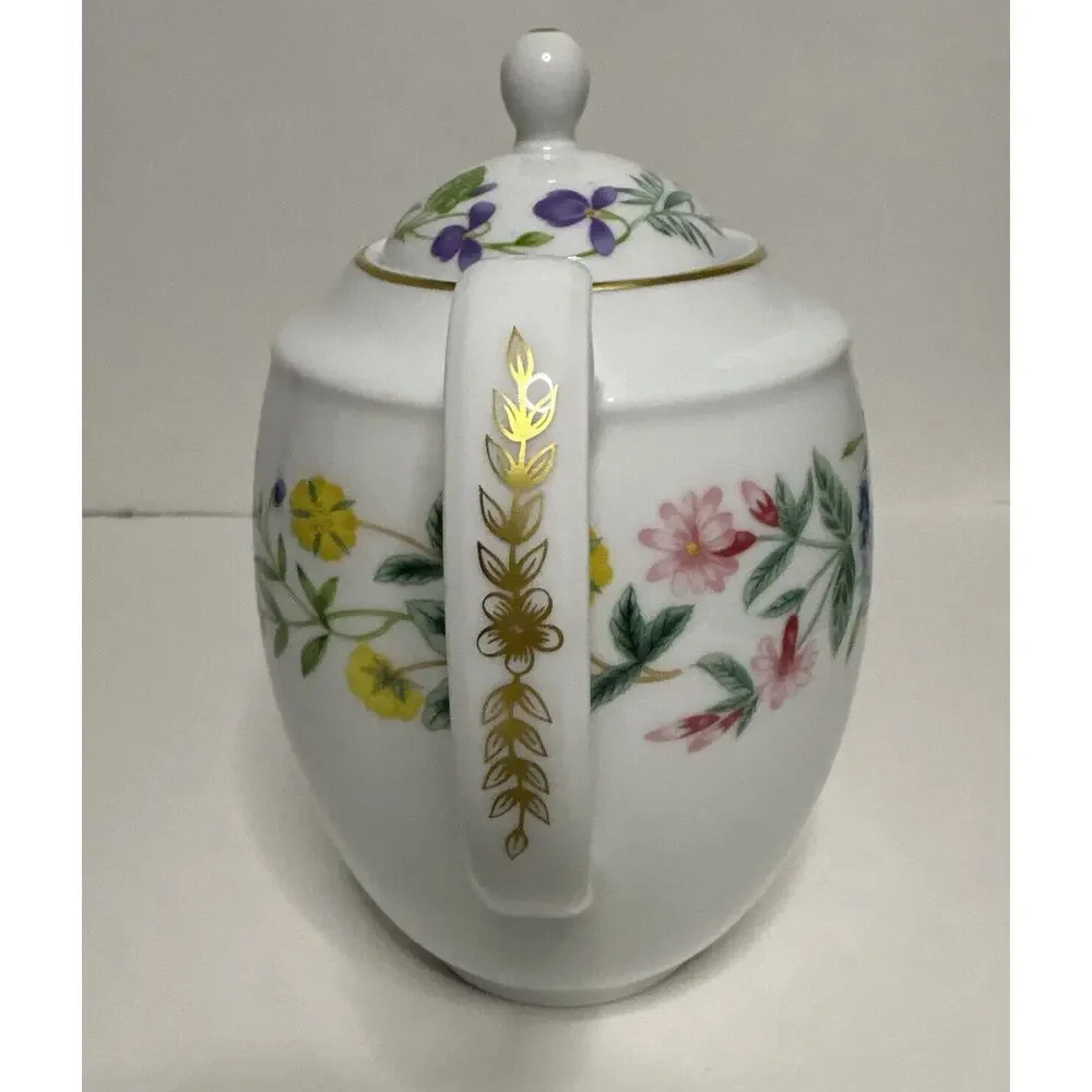 Royal Worcester ARCADIA (England) 1988 Coffee‎ Pot Excellent Condition
